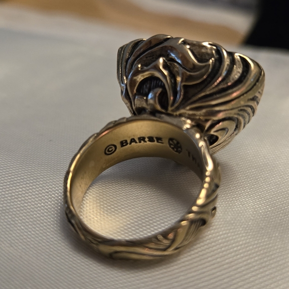 Studio Barse Goldtone Ring with Purple Gemstone - Picture 6 of 10